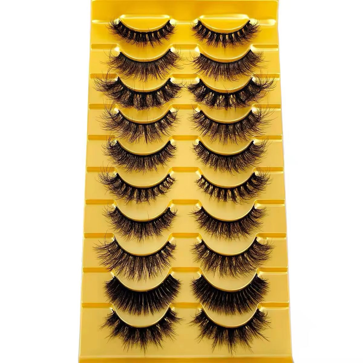 10 Pair Mink Eyelashes (6DH-C)