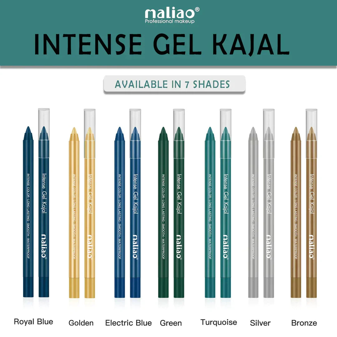 Intense Gel Kajal - Long Lasting, Smooth, Waterproof Eye Liner
