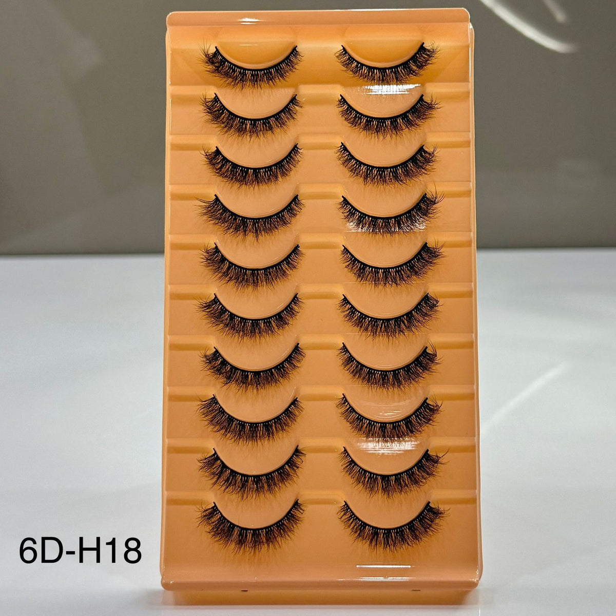 10 Pair Mink Eyelashes (6D-H18)