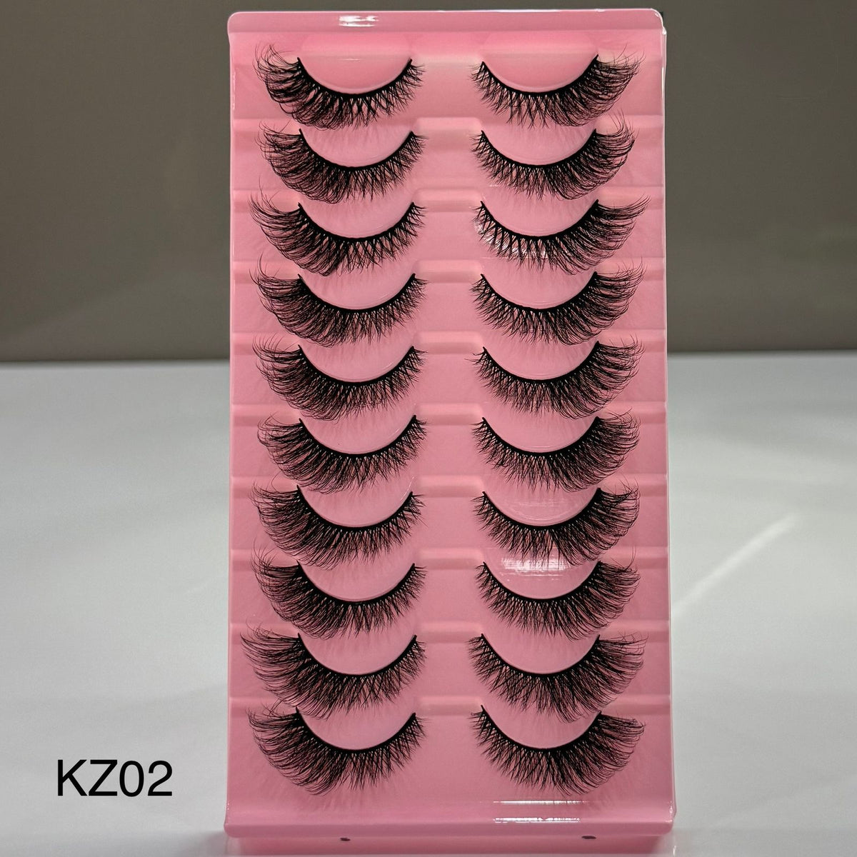 10 Pair Mink Eyelashes (KZ02)