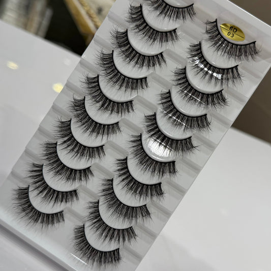 10 Pairs EyeLashes (6D03)
