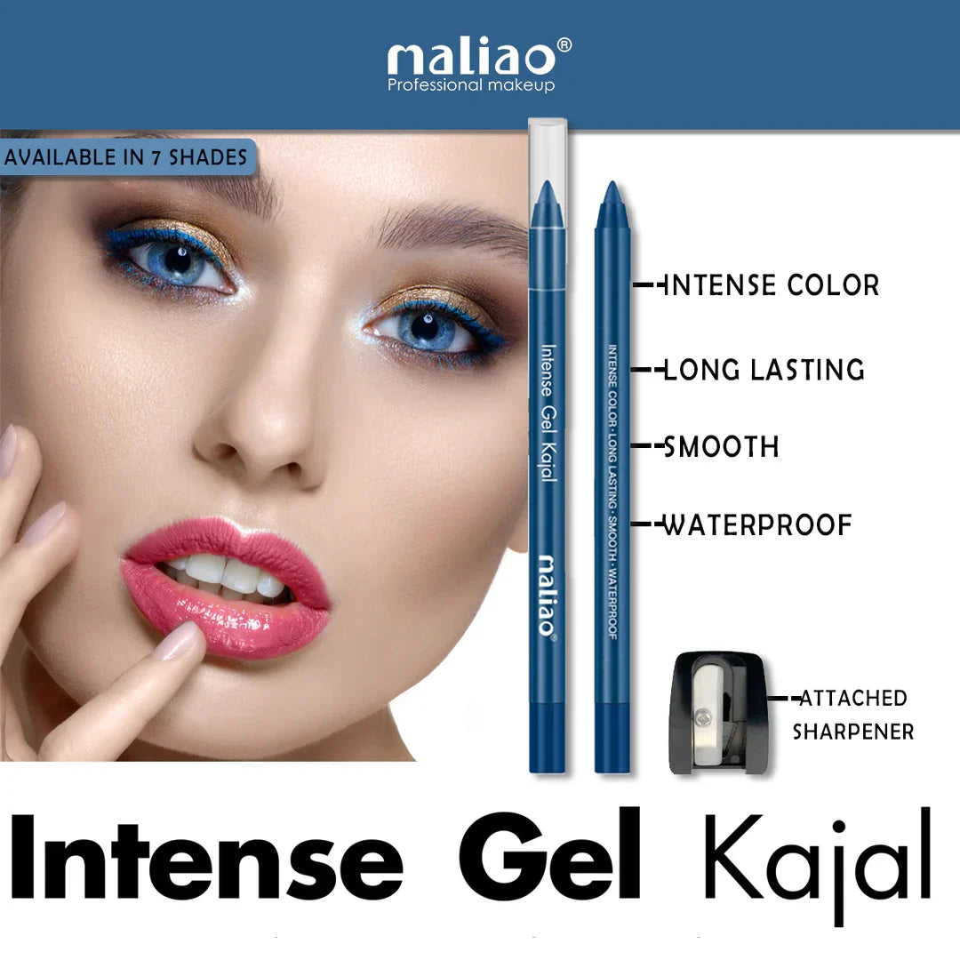 Intense Gel Kajal - Long Lasting, Smooth, Waterproof Eye Liner