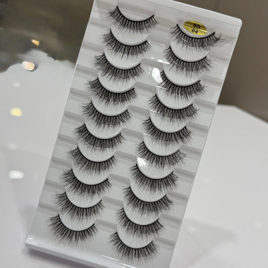 10 Pairs EyeLashes (6D04)