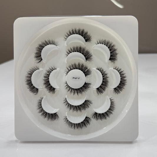 7 pair Eyelashes (P167-F)