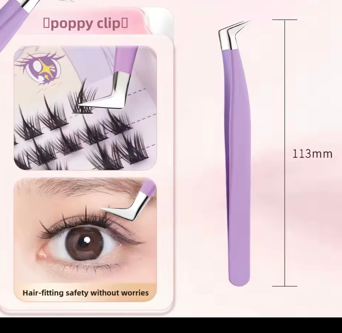 Cluster Lashes KZ04 (Self Adhesive)