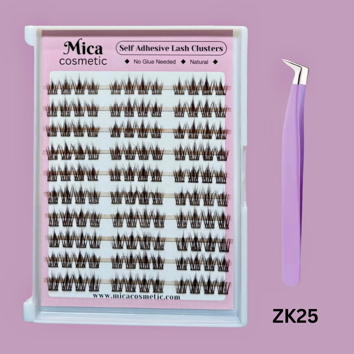 Cluster Lashes KZ25 (Self Adhesive)