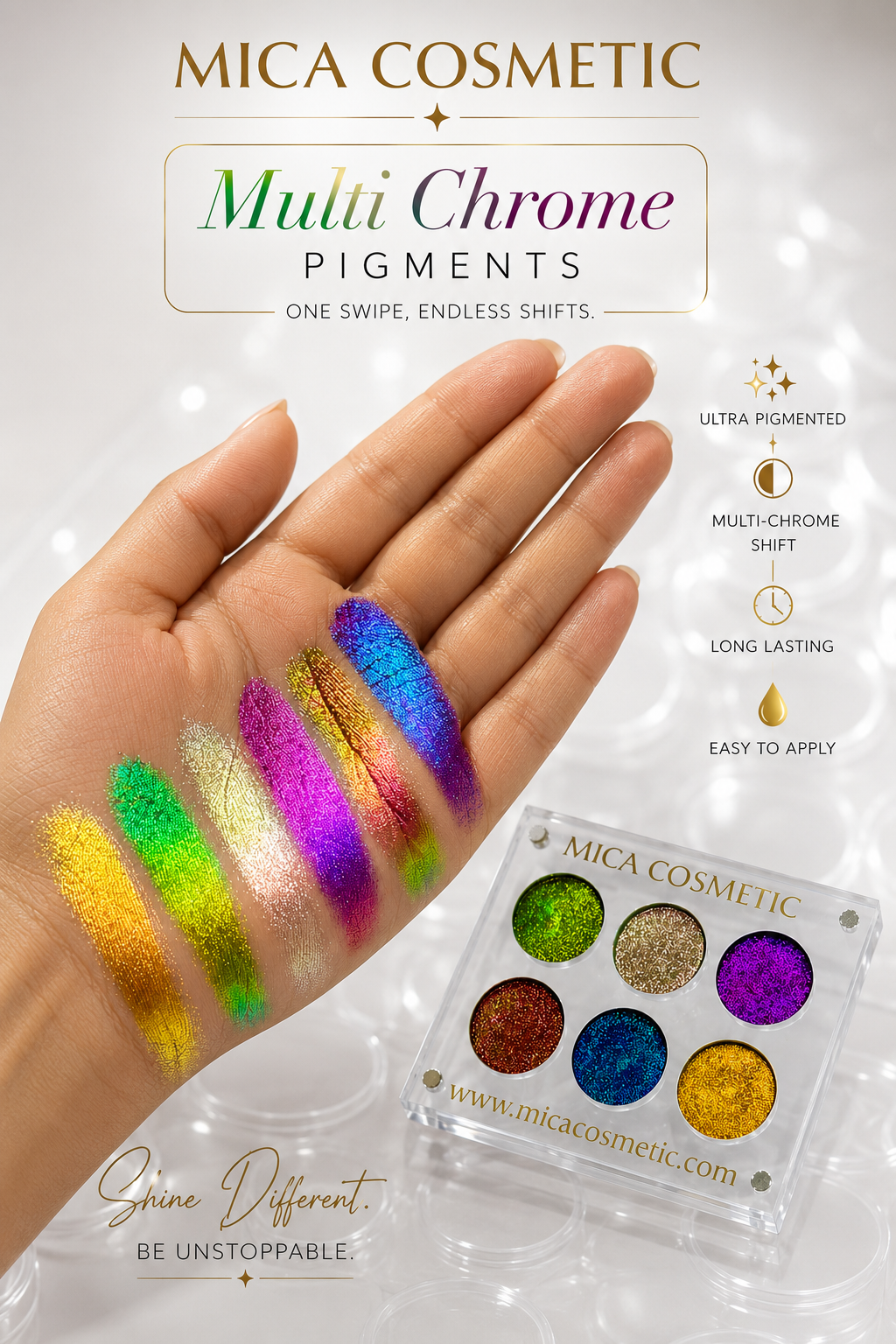 Lashira 6in1 Multichrome Eyeshadow Palette