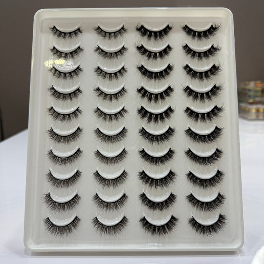 20 PAIR MINK EYE LASHES