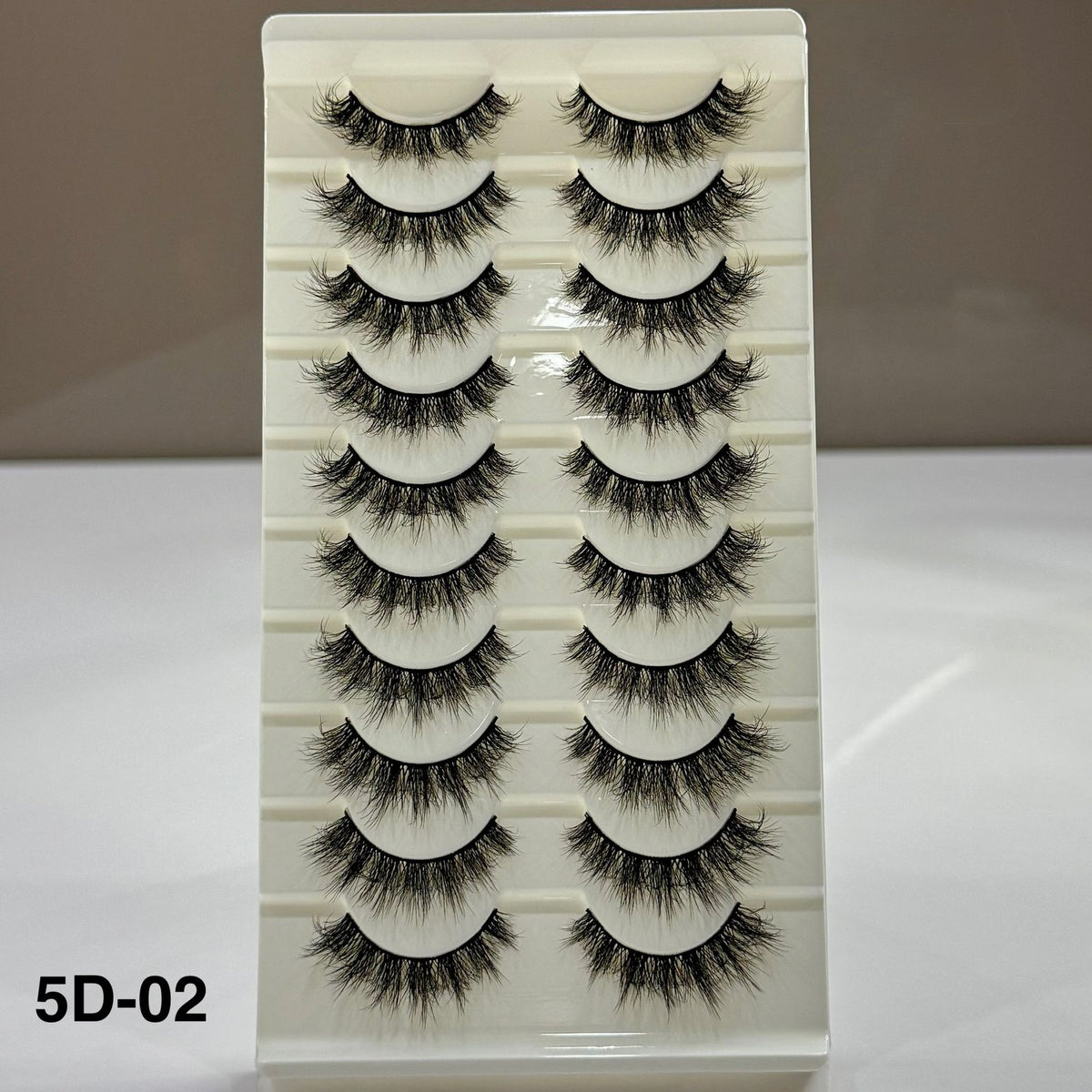 10 Pair Mink Eyelashes (5D-02)