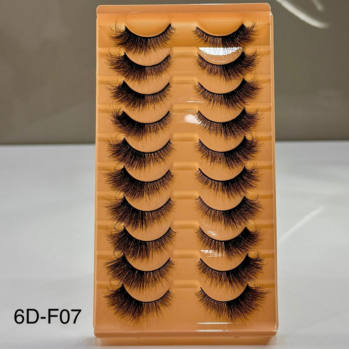 10 Pair Mink Eyelashes (6D-F07)