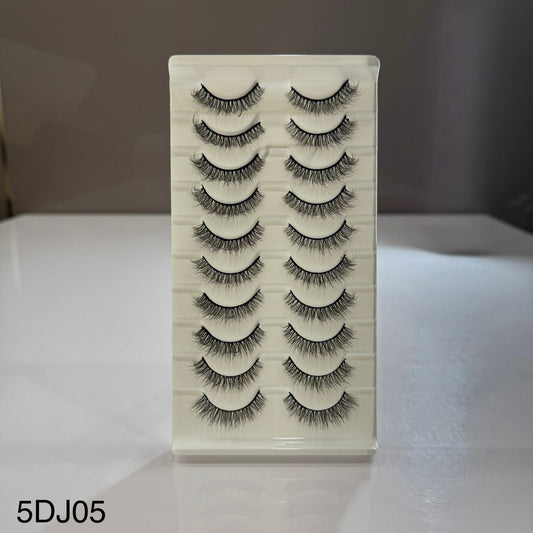 10 Pair Mink Eyelashes (5DJ05)